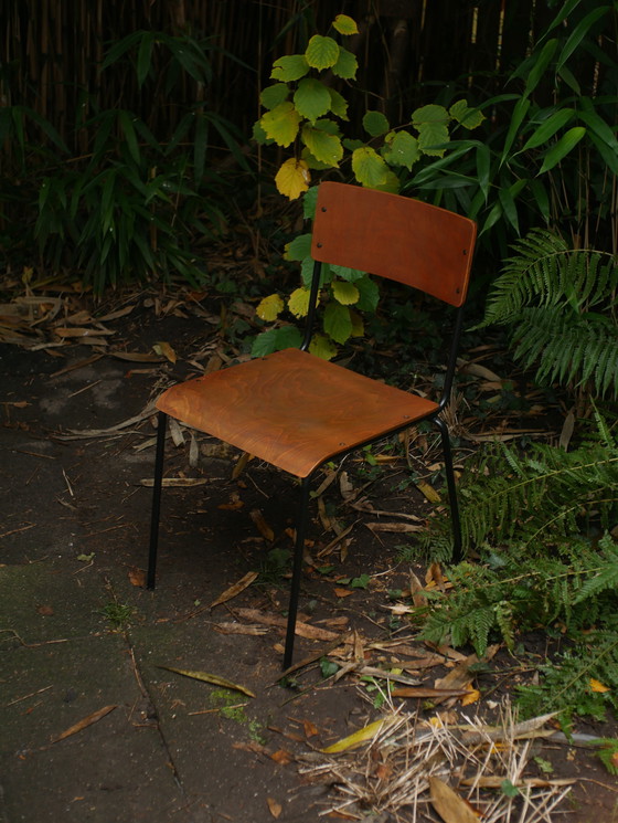 Image 1 of 2X Vintage Dutch School Chairs