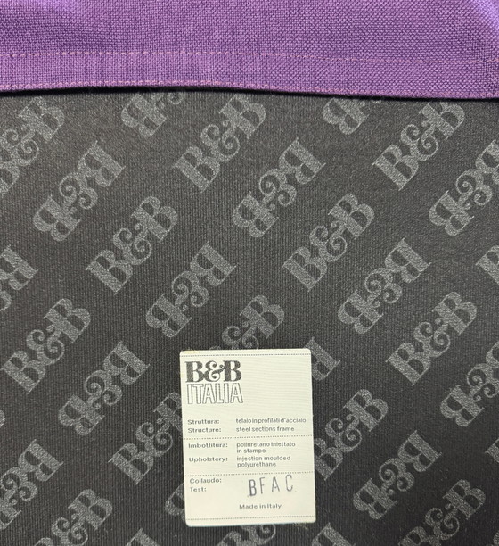 Image 1 of B&B Italia Tufty Too Designer Sofa Lila Stoff