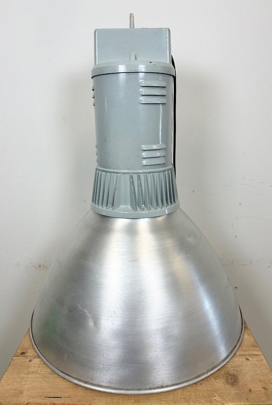 Image 1 of Large Industrial Aluminium Pendant Light from Elektrosvit, 1960s