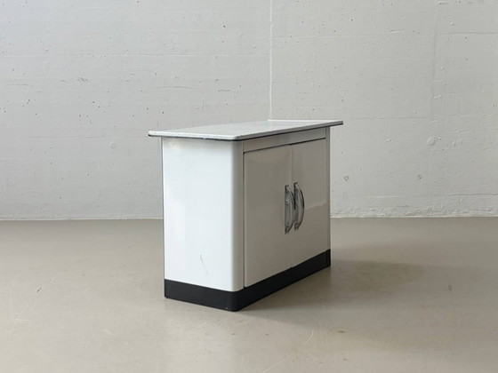 Image 1 of Metal sideboard / kitchen cabinet in industrial style, 1950s