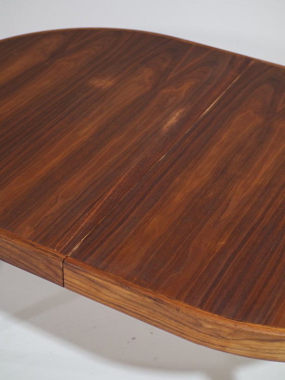 Image 1 of Tavolo da pranzo ovale allungabile in teak, stile vintage danese