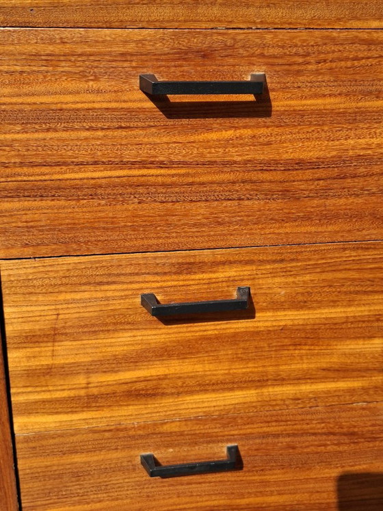 Beautiful Vintage Simpla Lux Chest of Drawers | 1960s Teak | Mid-Century Design – Wood (photo 8 of 12)