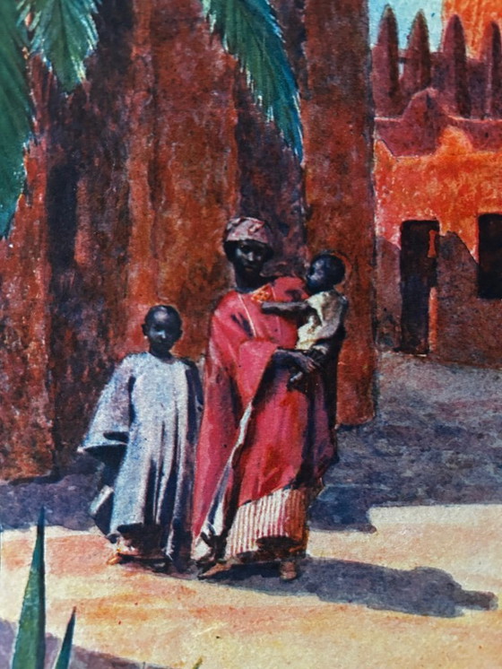 Image 1 of Orientalistische Lithografie, 1950