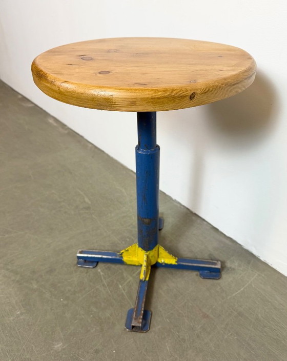 Image 1 of Industrial Workshop Stool, 1960s