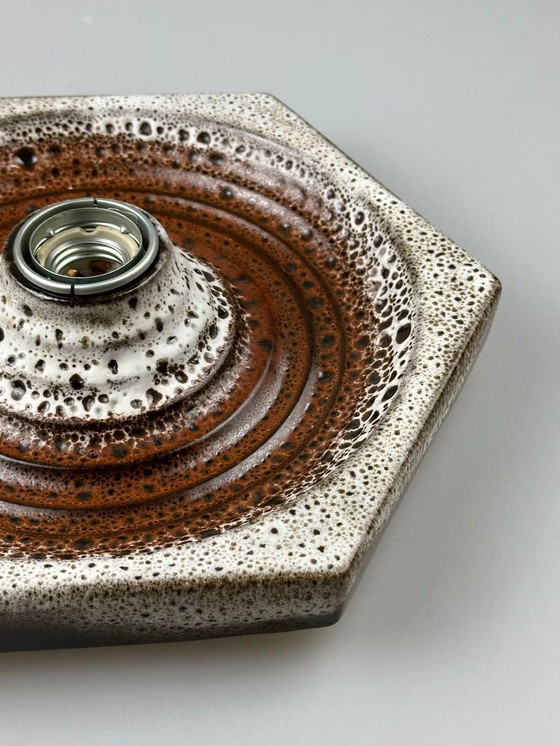 Image 1 of 60s 70s Aplique Ceramica Siglo Medio Diseño Space Age