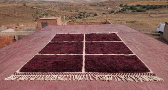 Tappeto tradizionale fatto a mano in lana naturale 2/3 m – Ahrend, Tappeti, Wool (photo 7 of 7)