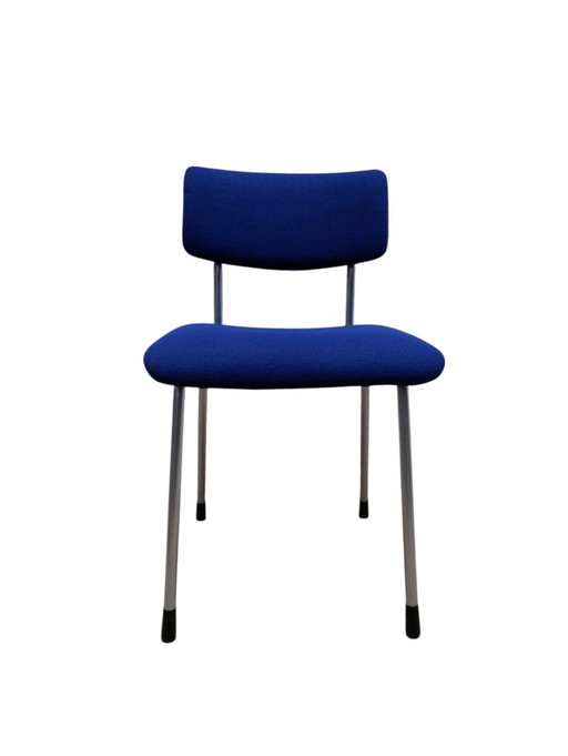 Blue Fabric Gispen Chair 1231, 1960s