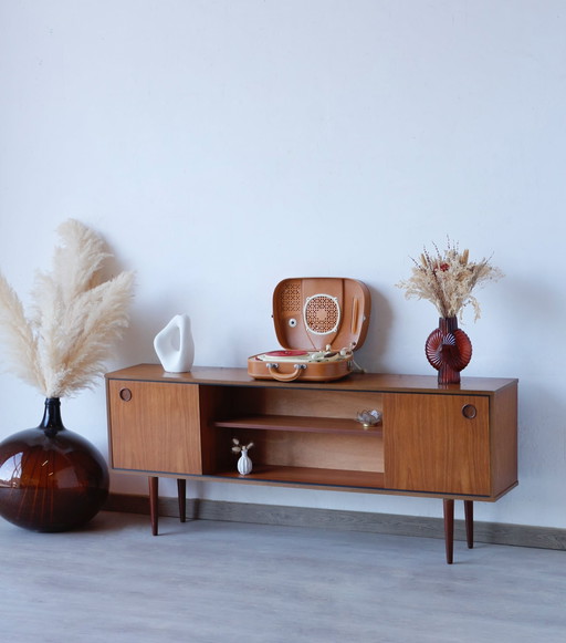 Teak minimalist sideboard - 60's - England