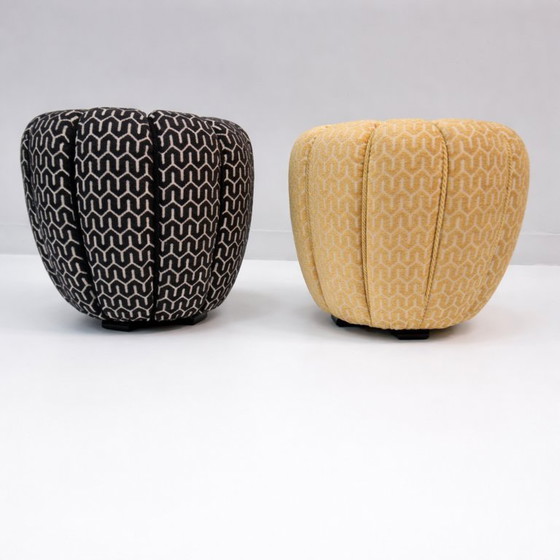 Image 1 of Satz Poufs von Jindřich Halabala für Up Zavody, 1940er Jahre