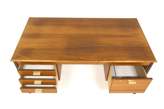 Image 1 of Scrivania scandinava in noce, Arveskogs Möbelfabrik, Lammhult, Svezia, 1960