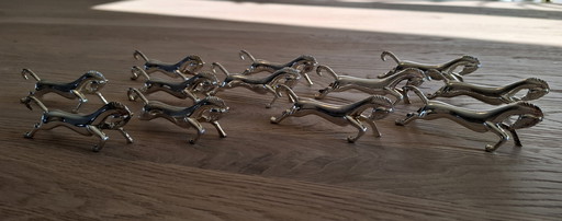 12× Cutlery Coaster Galloping Horse