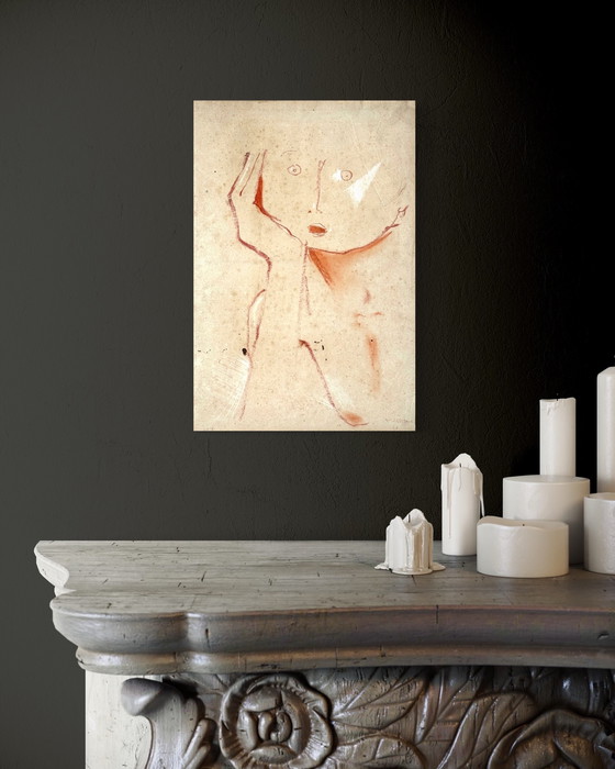 Image 1 of Robert Detheux "Il sognatore" dipinto nel 1961