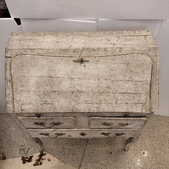 Image 1 of Provencal bureau/chest of drawers, Louis XV style, 19th century - France