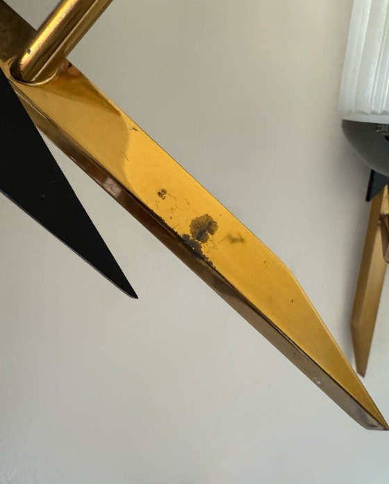 Arlus Messing Bakelit Wandleuchten 60er Jahre – Kunststoff (photo 7 of 10)