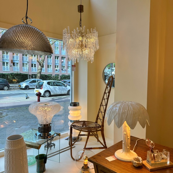 Image 1 of Murano ‘ice glass’ kroonluchter van Zeroquattro Milano