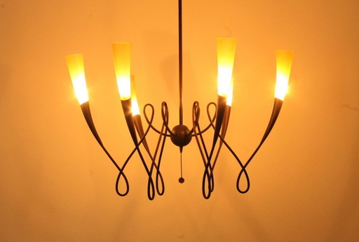 Lámpara de araña Terzani 'Virgins' diseñada por Jean-Francois Crochet