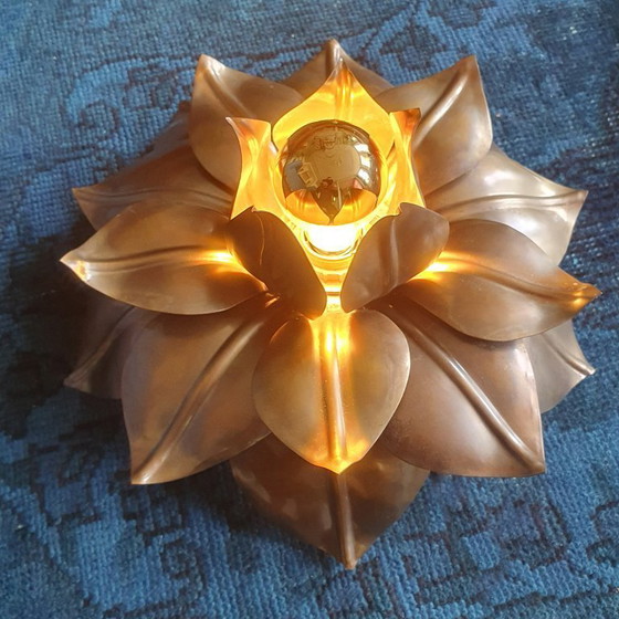 Image 1 of Juego XL de apliques florales de pared/techo - Banci Firenze - Mid-Century - Hollywood Regency