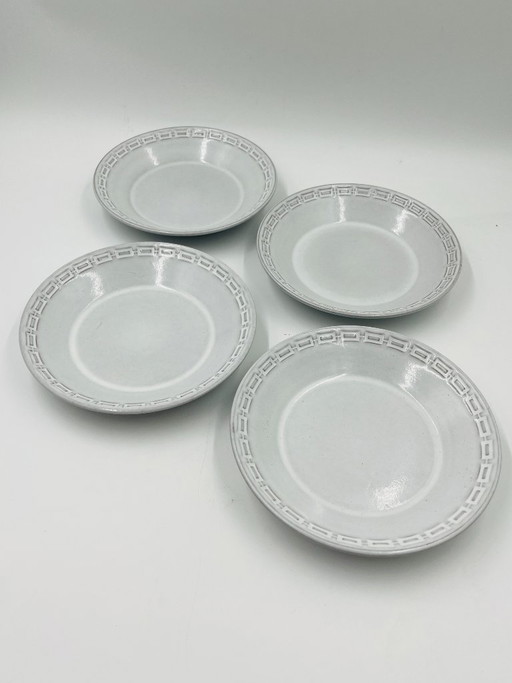 Set di 4 piatti fondi Karl Leutner Ceramano Epsilon