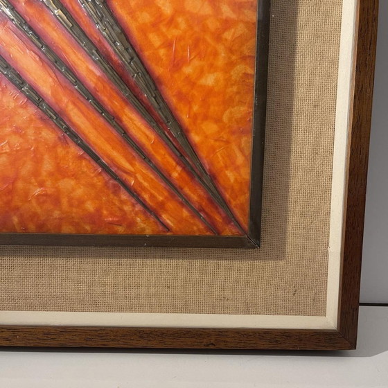 Antonio Secci, Composition abstraite brutaliste, Techniques mixtes sur panneau, 1969 – Peintures et dessins (photo 7 of 10)