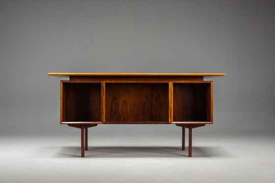 Image 1 of Mid Century Freistehender Schreibtisch, 1960er Jahre