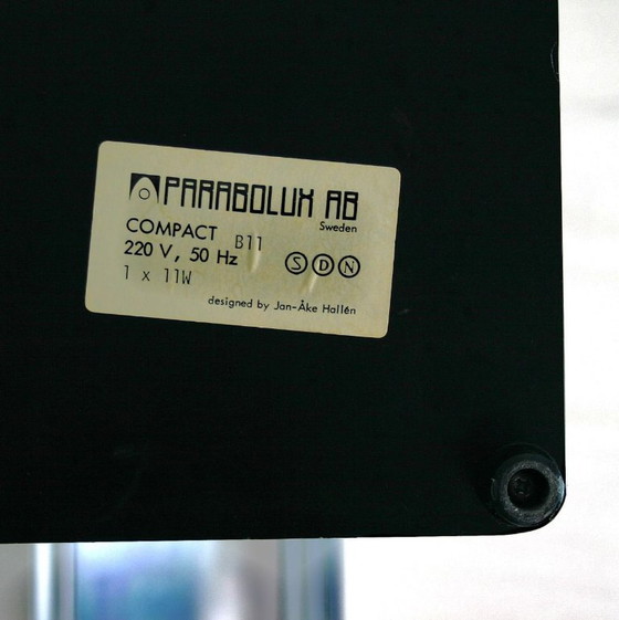 Image 1 of Industrielle Tisch-/Schreibtischlampe, schwedisches Design. Jan Åke Hallen.
