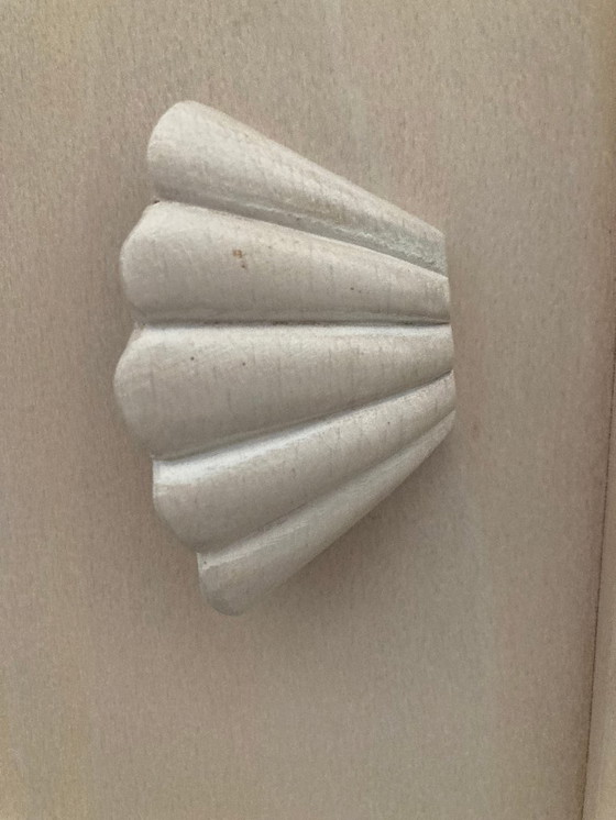 Image 1 of Vintage zacht zalm dressoirkast, jaren 80, art deco elementen