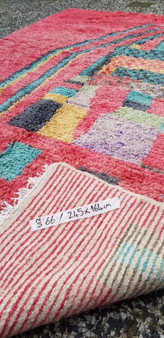 Image 1 of Handgeknoopt Berber kleed wol 245x164cm