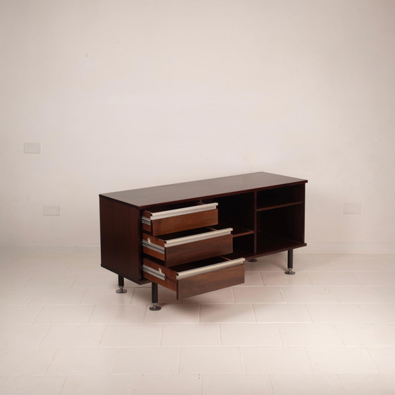Low cabinet Pitagora by Renato Venturi and Ennio Fazioli for MIM, 1960 – MIM Roma, Metal, Mid Century Modern (photo 19 of 26)