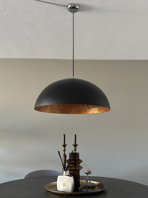 2 lampade a sospensione ETH Mezzo Tondo design Ø70 cm