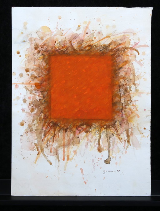 Berner, Bernd - ohne Titel - 1984 - Gouache + Kreide auf Bütten - handsigniert