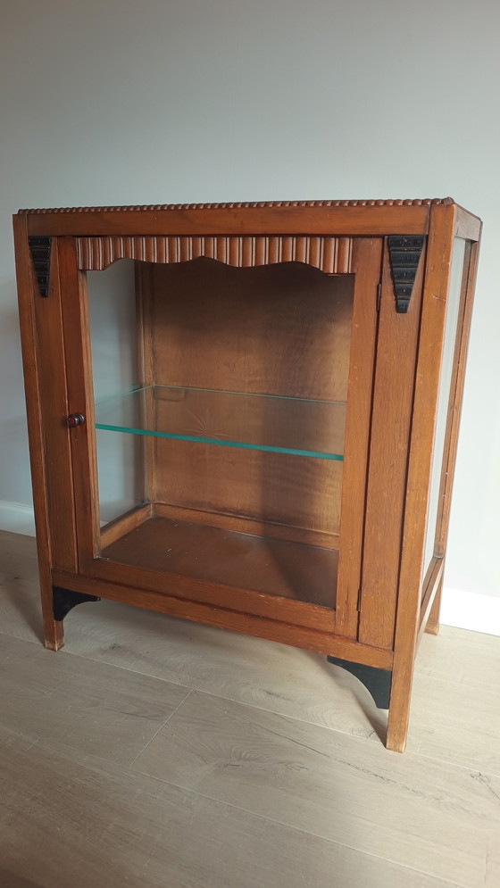 Image 1 of Vitrine der Art-Deco-Schule der Amsterdamer Schule