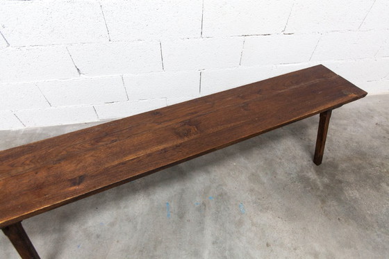 Image 1 of Handgefertigte Bank, 1960, brutalistischer Stil, 175 cm