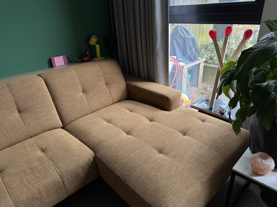 Image 1 of Montel Traffic hoekbank en mosterdgeel goud 