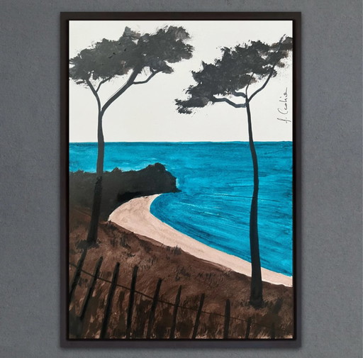 Artist's sketch on paper, 21x15cm