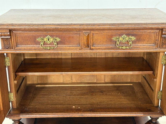 Image 1 of Gründerzeit Vertiko / Kommode / Wohnzimmerschrank – um 1880