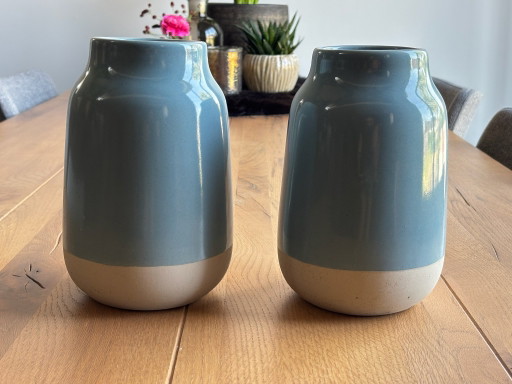 Set de 2 Jarrones Scapa Home - azul/beige