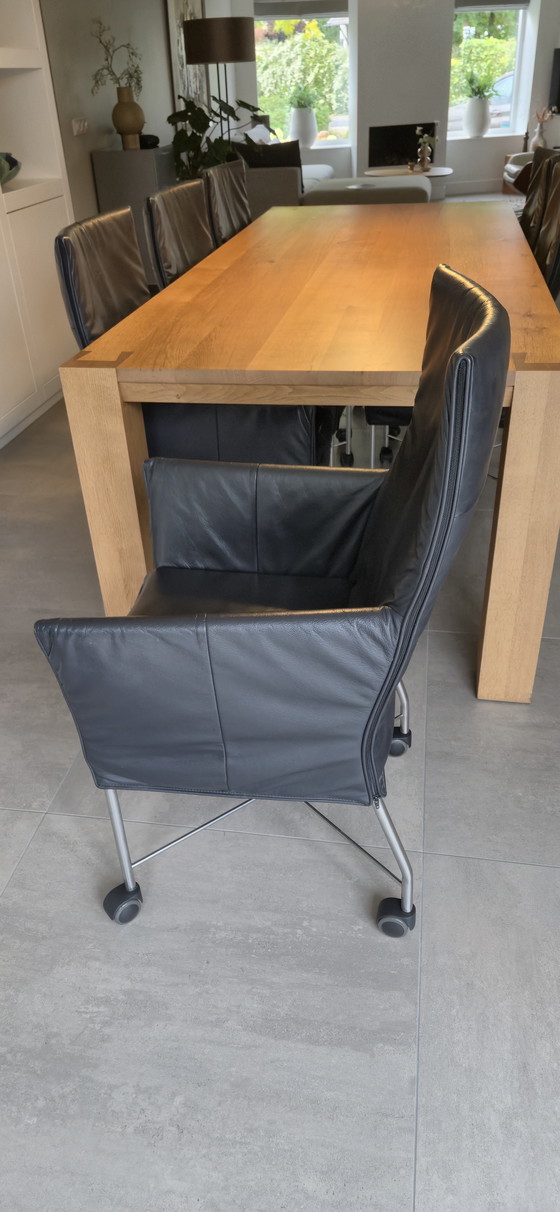 Image 1 of Tavolo da pranzo in legno di quercia