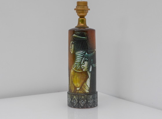 Sculptural Ceramic Table Lamp by Bonnie Rehnqvist, Sweden, 1972 – Törngrens krukmakeri, Scandinavian (photo 3 of 16)