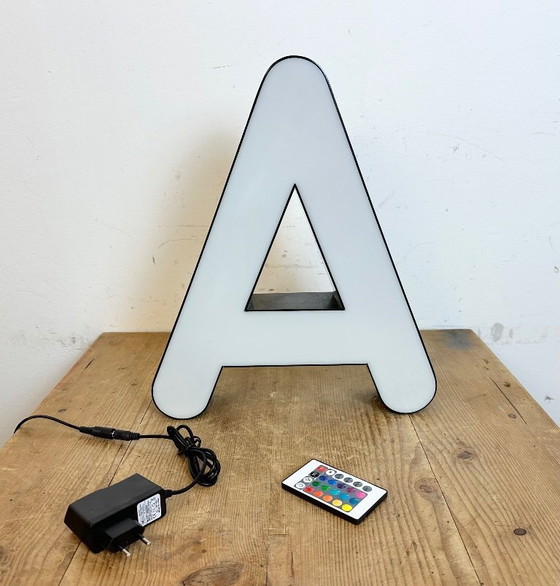 Image 1 of Vintage Illuminated  Letter A , 1970s