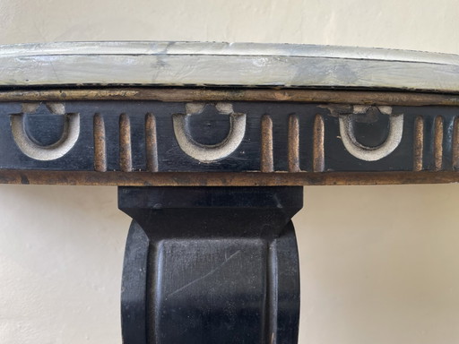 Table d'appoint Table console Table murale imposante 19ème siècle française