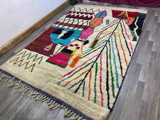 Alfombra bereber artesanal hecha a mano 2.5x1.5 m – Wool (photo 3 of 10)
