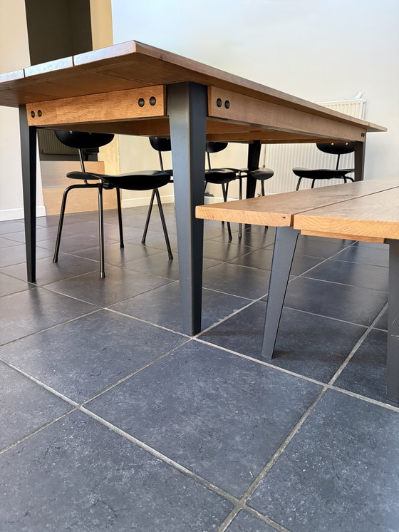 Image 1 of Designer dining table + sofa Tim Vranken