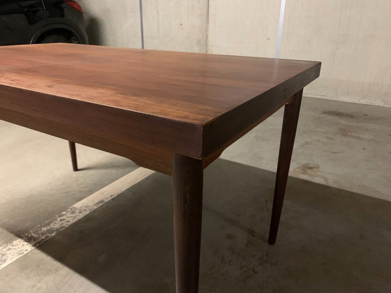 Image 1 of Grande table à manger extensible Louis van Teeffelen pour Webe