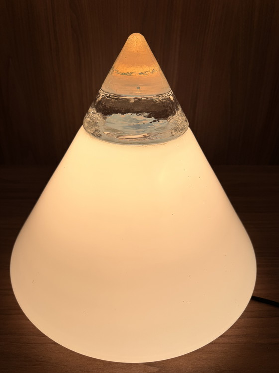 Image 1 of Lampada da tavolo in vetro di Murano Rio, realizzata da Giusto Toso per Leucos, Italia, 1977.
