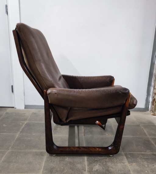 Poltrona reclinabile di Genega Møbler – verstelbare relaxstoel, Leather, Wood (photo 2 of 8)