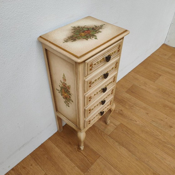 Cassettiera Vintage Queen Ann Comodino – Cassettiere, Wood (photo 9 of 11)