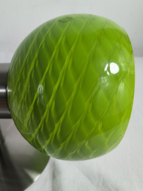 Image 1 of Vintage massive ceiling lamp with 3 spotlights + 1 separate spotlight