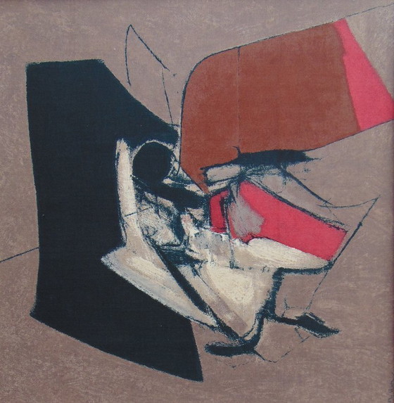 Image 1 of Albert Bitran - Screen printing on silk