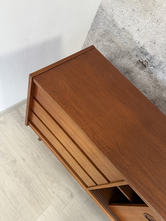 Image 1 of Teak sideboard / chest of drawers 200cm, 1960s