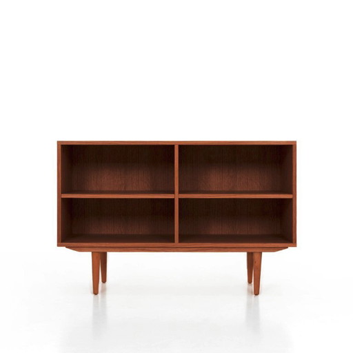 Oak bookcase stained in teak - R01